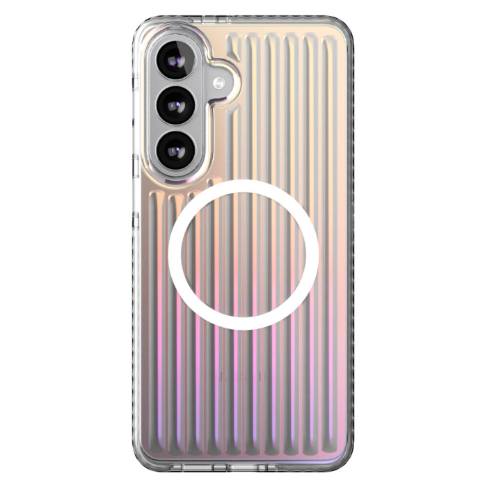 Чехол защитный VLP Pulse Case с MagSafe для Samsung Galaxy S26 Plus, перламутровый