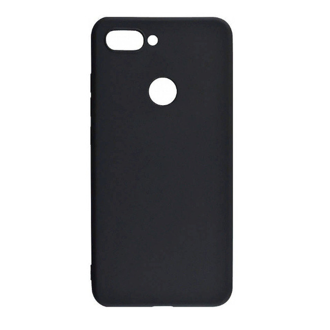 Чехол-накладка Silicone Cover для Xiaomi Mi 8 Lite Черный | Фото 1 из 2