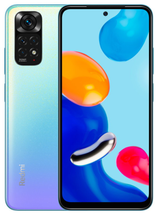 Смартфон Xiaomi Redmi Note 11 4/128GB Синие звезды (Star Blue) EAC | Фото 6 из 6