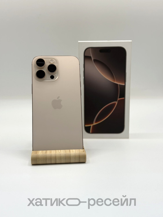 Уценка Смартфон Apple iPhone 16 Pro Max 1TB Пустынный титан (Desert Titanium) nano SIM + eSIM (Без RuStore)