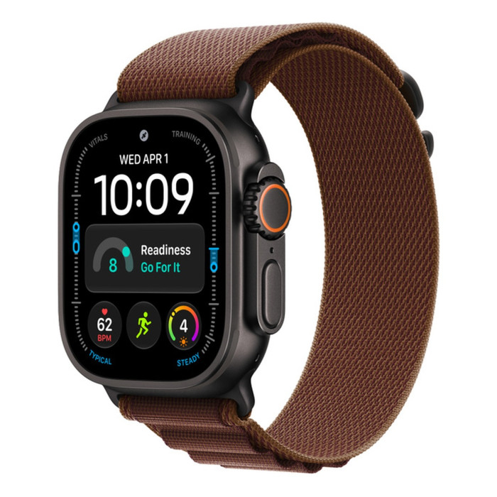 Умные часы Apple Watch Ultra 4 49mm Black Titanium Case with Burgundy Alpine Loop