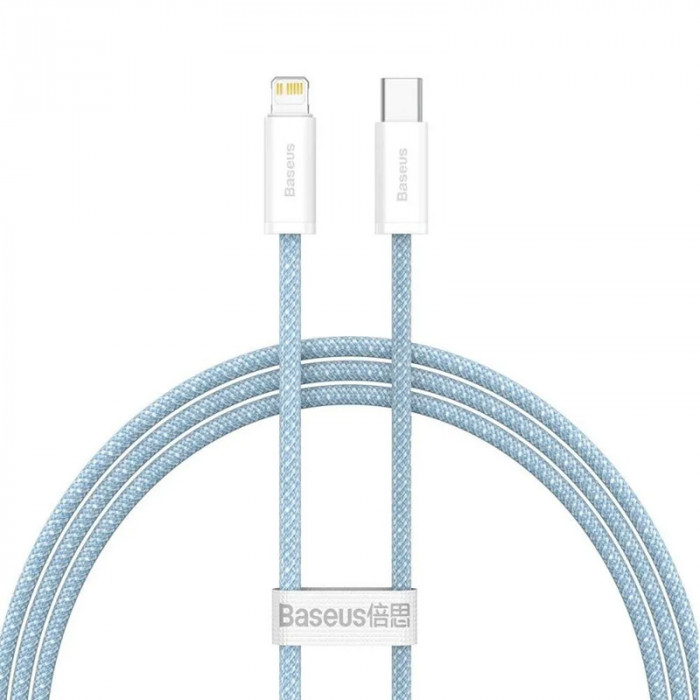 Кабель Baseus Dynamic Series Fast Charging Data Cable Type-C to Lightning 20W 1m Голубой (CALD000003)