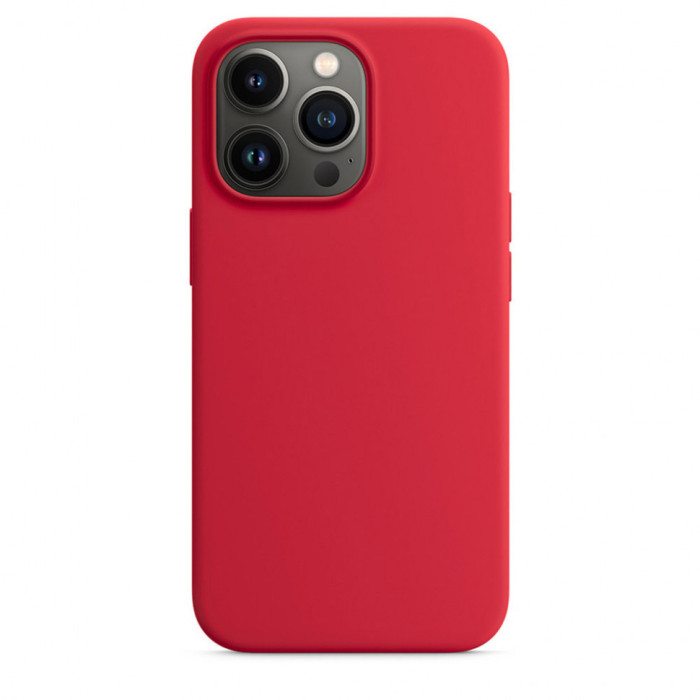Чехол Silicone Case MagSafe для iPhone 13 Pro Red | Фото 3 из 3