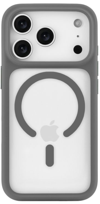 Чехол защитный uBear Shade Case для iPhone 17 Pro, MagSafe совместимый, усиленный, силк-тач, черный | Фото 1 из 1