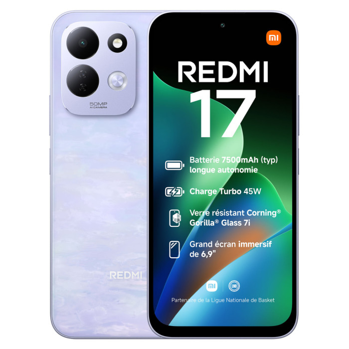 Смартфон Xiaomi Redmi 17 4G 4/128GB Фиолетовый (Lotus Purple)