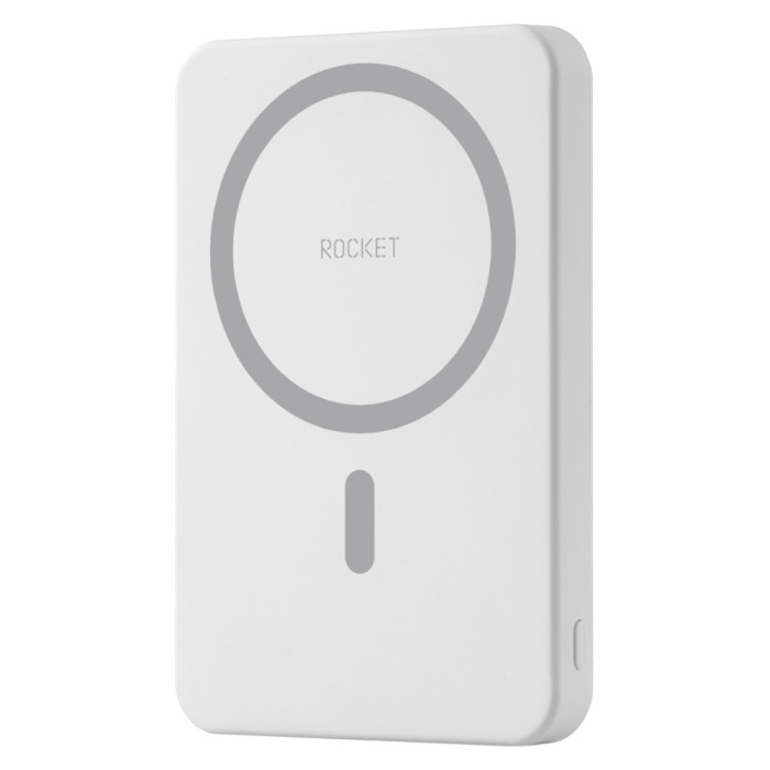 Внешний аккумулятор ROCKET Energy, 5 000 мАч, с поддержкой MagSafe, белый