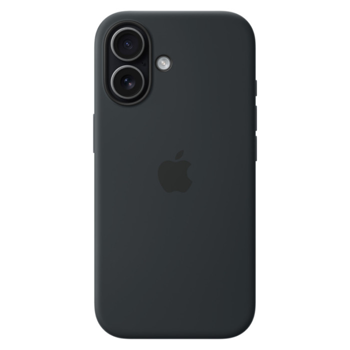 Чехол накладка для iPhone 17 6.3" Silicone Case (Button/Magsafe) Black
