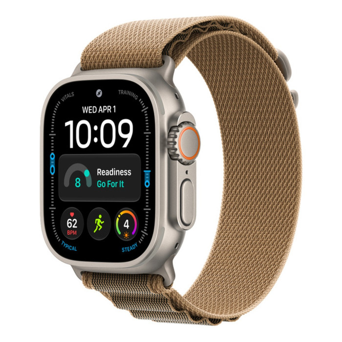 Умные часы Apple Watch Ultra 4 49mm Natural Titanium Case with Desert Alpine Loop