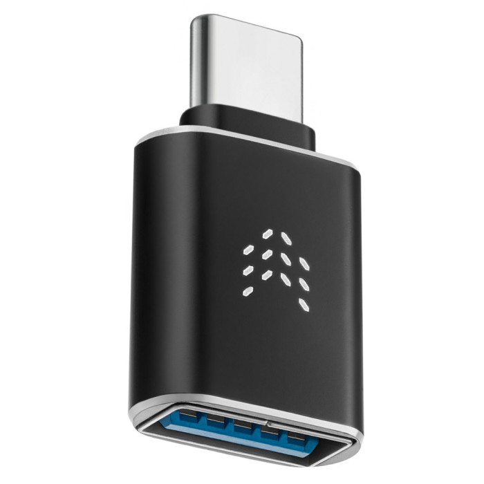 Переходник Rocket Data USB-A(F)/USB-C(M), USB 3.0, чёрный