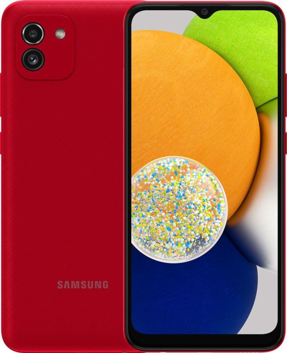 Смартфон Samsung Galaxy A03 3/32GB Красный (Red) | Фото 5 из 5