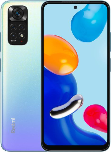 Смартфон Xiaomi Redmi Note 11 6/128GB Синие звезды (Star Blue) E