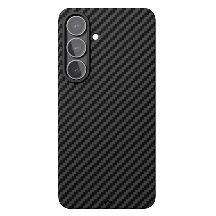 Чехол защитный VLP Kevlar Case с MagSafe для Samsung S25, черный