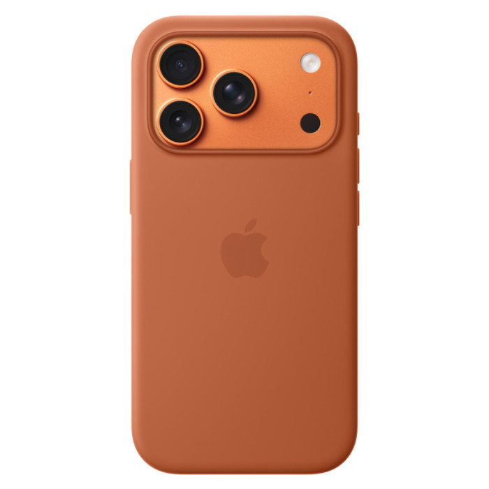 Чехол накладка для iPhone 17 Pro 6.3" Silicone Case (Button/Magsafe) Terra Cotta
