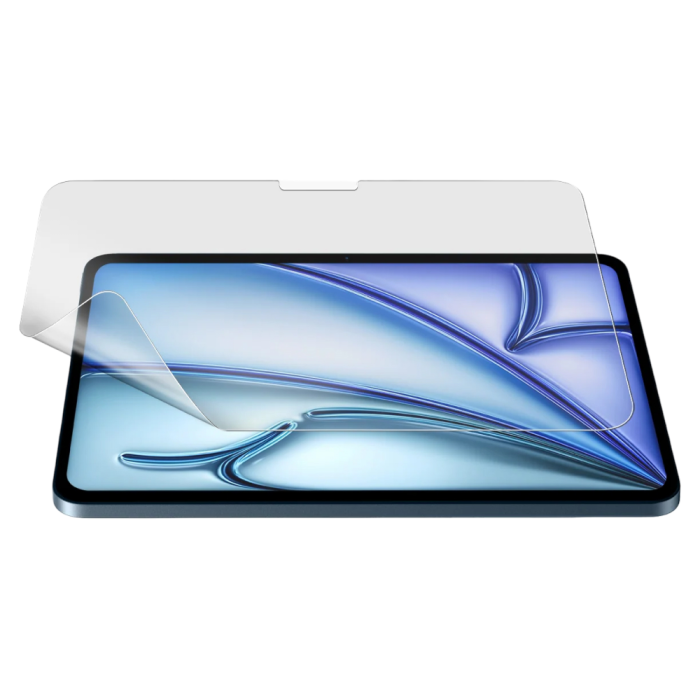 Наклейка защитной пленки на планшет