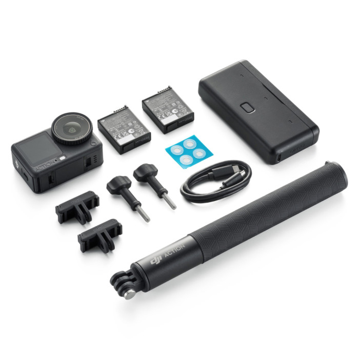 Экшн-камера DJI Osmo Action 6 Adventure Combo Черный (Black)